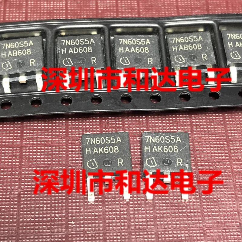 10pcs orginal new 7N60S5A SPD07N60S5 SMD TO-252 600V 7.3A