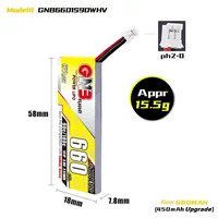 1-10Pcs Gaoneng GNB 660mAh 3.8V 1S 90C/180C HV 4.35V Lipo Battery With PH2.0 Plug For Emax Tinyhawk King Kong Ldarc TINY7