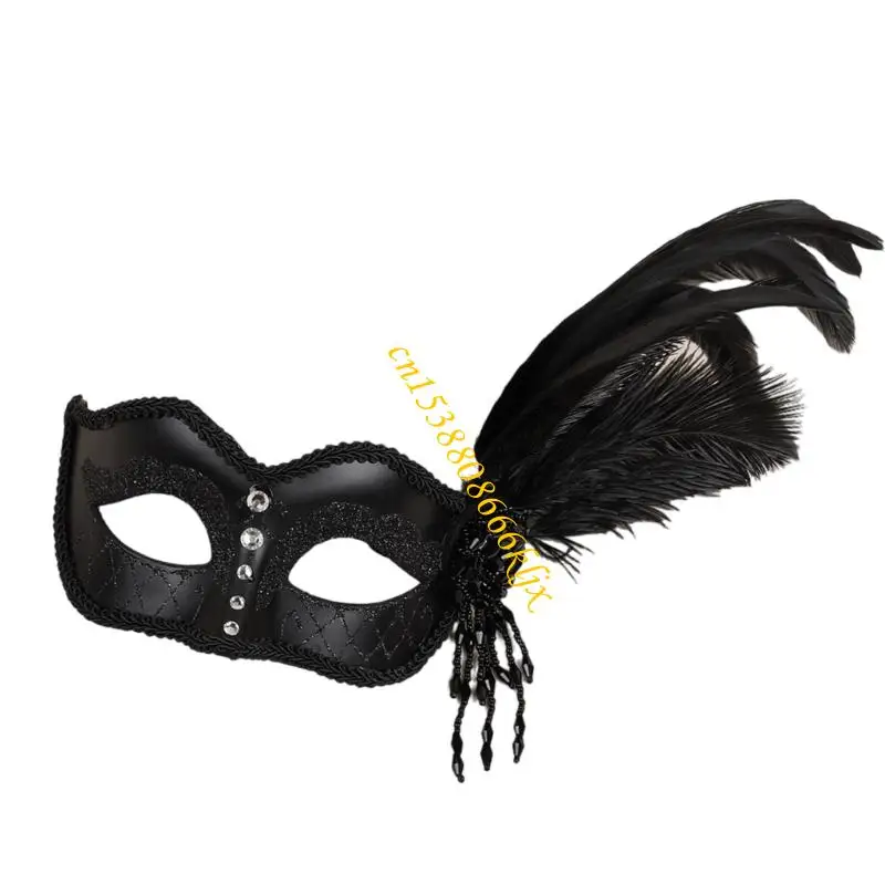 

Womens Masquerades Mask Venetians Halloween Mardi Gras Costumes Mask Party Dance Prom Mask Half Face Mask 066C