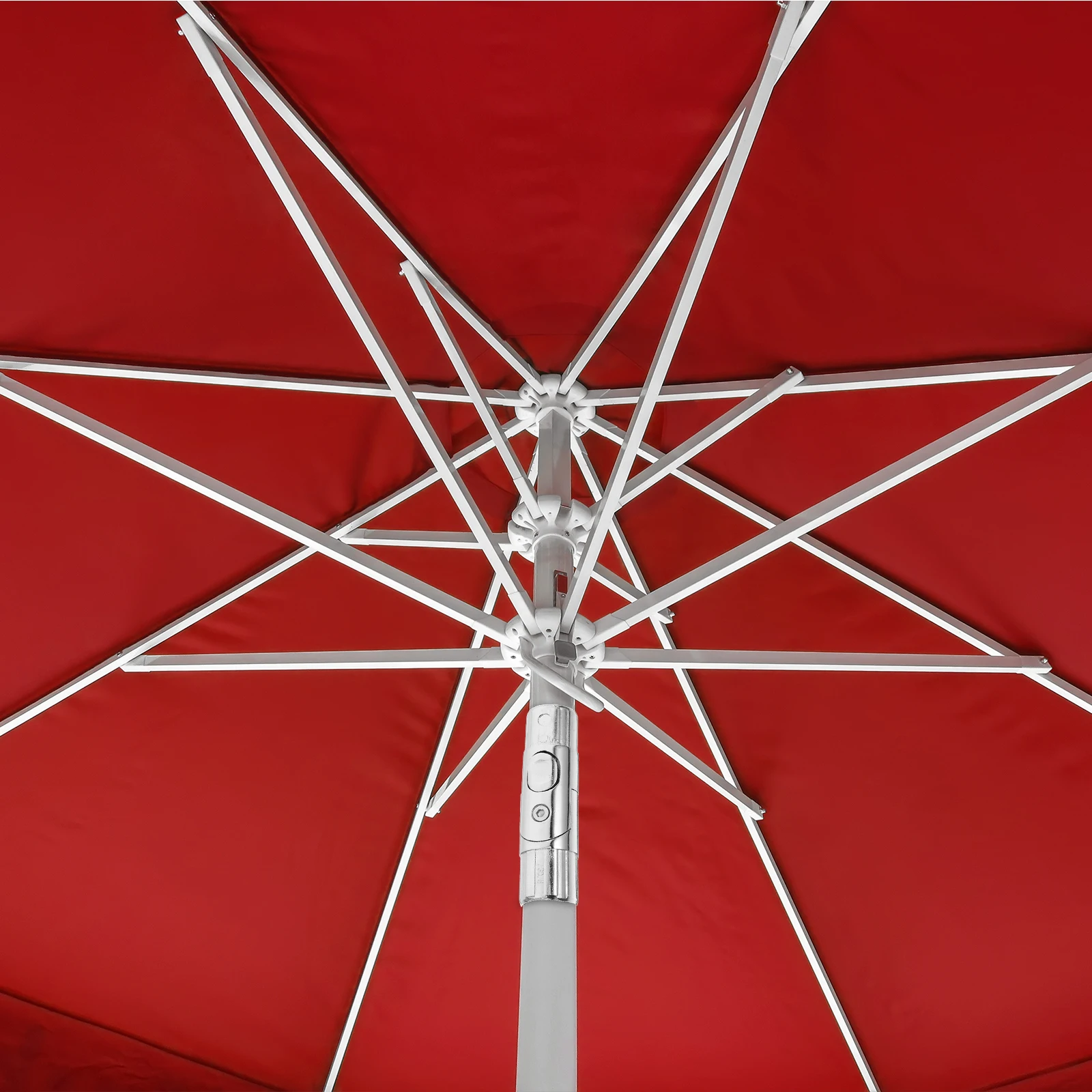 Akcesoria do parasoli ogrodowych Części zamienne wspornika kierownicy Srebrne do parasoli mebli ogrodowych Kompatybilny z uchwytem na parasol