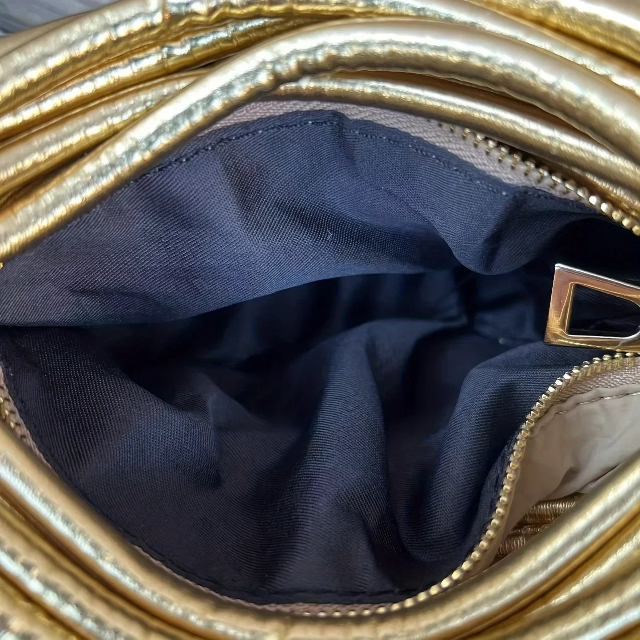 Golden Elegant Evening Bag, Classic Dinner Clutch Purse, Formal Banquet Handbag For Wedding Party Prom