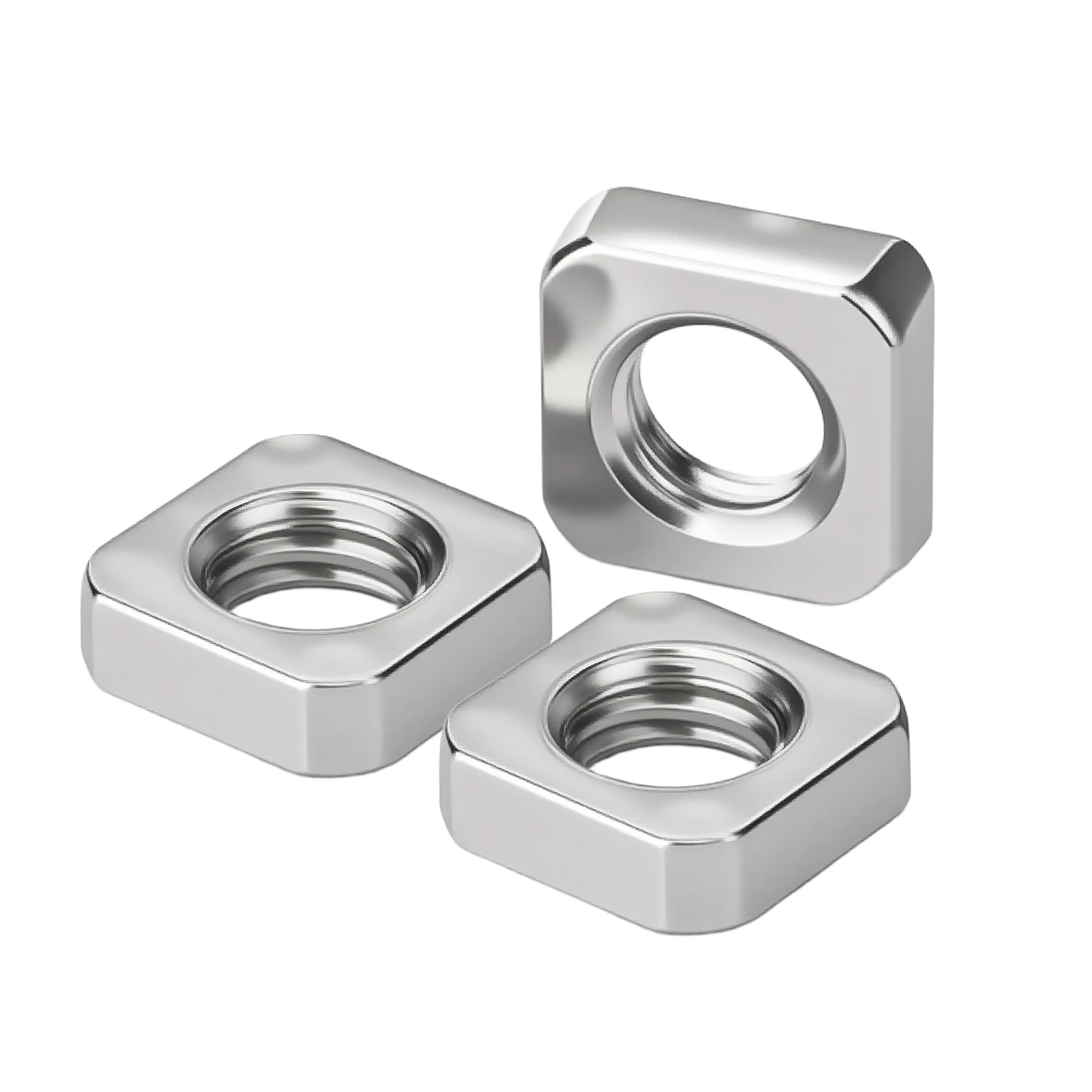 DIN562 THIN Nut M3 M4 M5 M6 M8 M10 M12  A2 STAINLESS STEEL SQUARE THIN NUTS 5-50pcs image 5