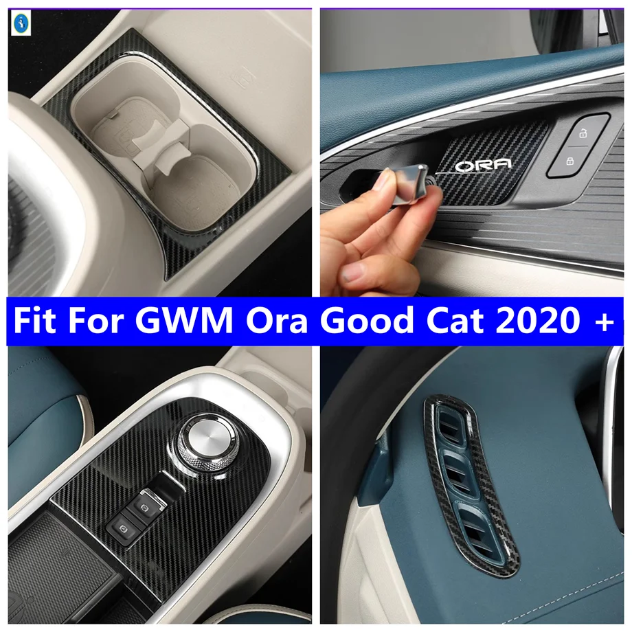 

Upper Air Outlet / Door Bowl Sequins / Window Lift Button / Hook Sequins Cover Trim For GWM Ora Good Cat 2020 - 2024 Accessories