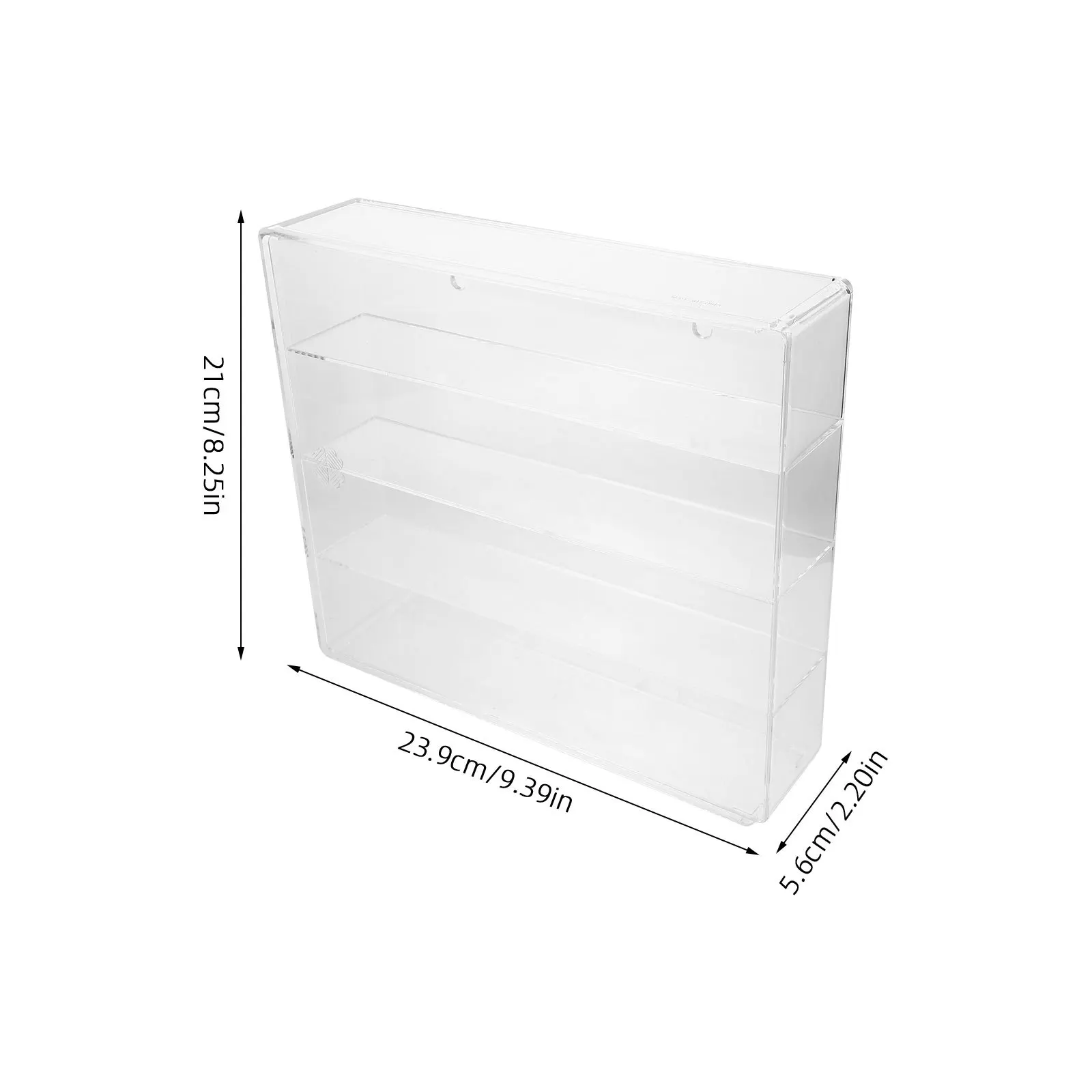 투명한 카운터탑 메이크업 정리함 4개의 조절 가능한 칸막이 립스틱 스킨케어 향수 에센셜 오일 홀더 화장대