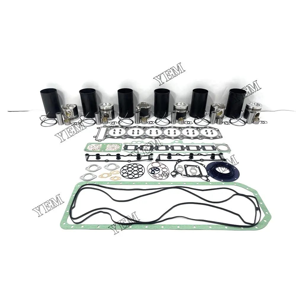 

6M60 Engine Liner Kit With Full Gasket Set For Mitsubishi diesel engine part