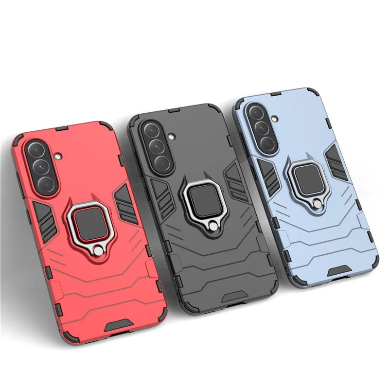 

For Samsung Galaxy A56 Case For Samsung A54 A15 A25 A35 A55 A26 A36 A56 5G Cover Shockproof Armor Ring Holder Protective Bumper