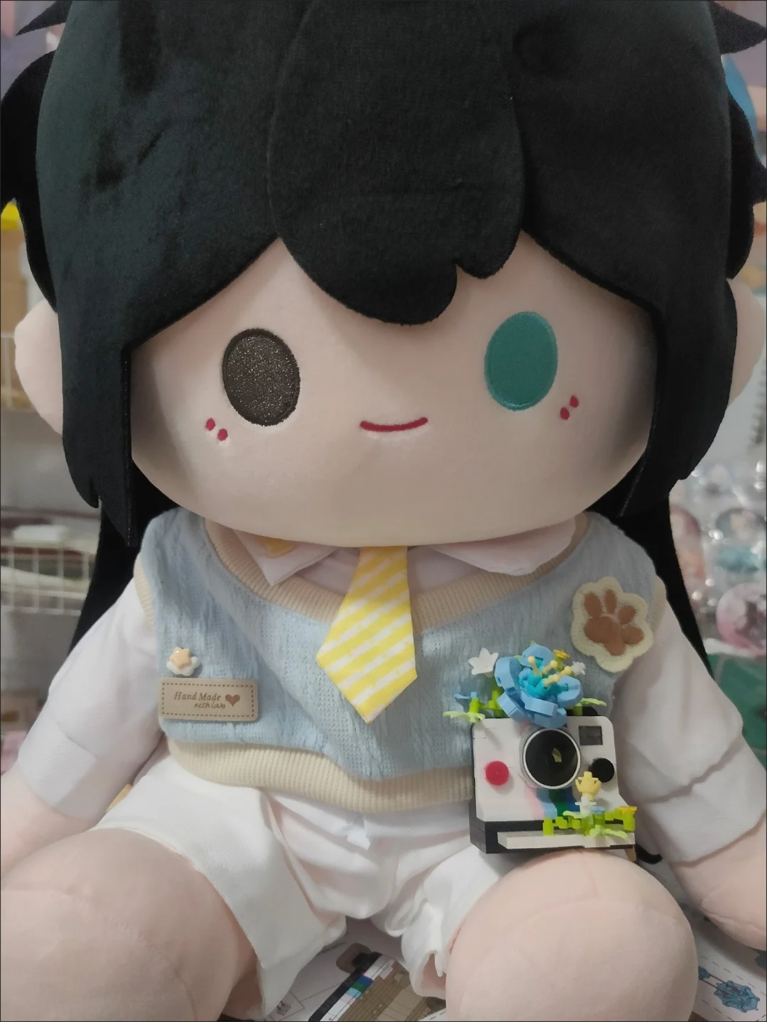 

Мягкая игра Limbus Company 40 см Hong Lu, поза сидения, плюшевая хлопковая игрушка, очаровательный подарок на день рождения для детей, взрослых или праздничный подарок