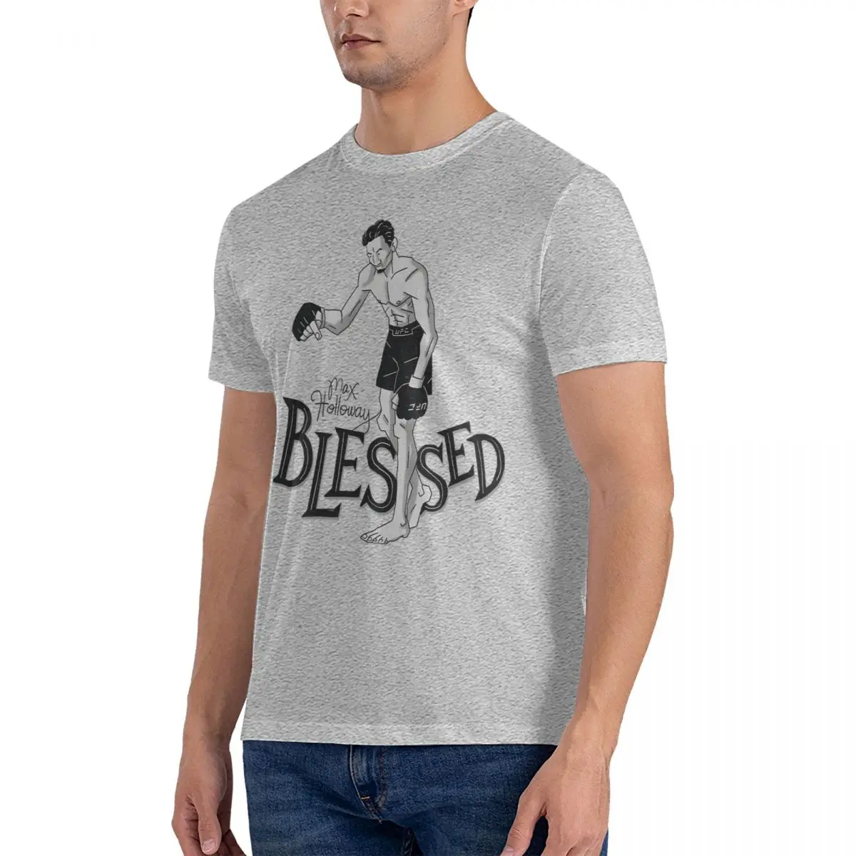 BLESSED EXPRESS T Shirts for Men Pure Cotton Vintage T-Shirts Crewneck Holloway Tee Shirt Short Sleeve Clothing Gift