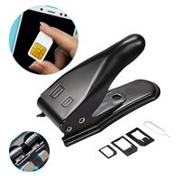 Professional SIM Cutter - Micro/Nano Adapters + Eject Tool for Smartphones