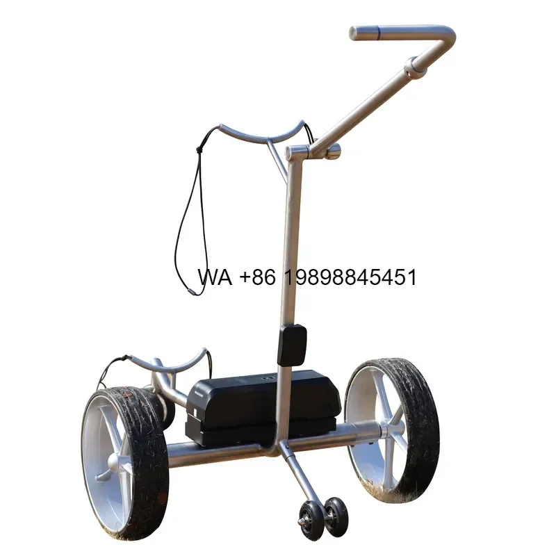 Wmwmnu for Cheap Easy Folding Green Stainless Steel Trolley Lithium Battery 24V 54 Hole Range