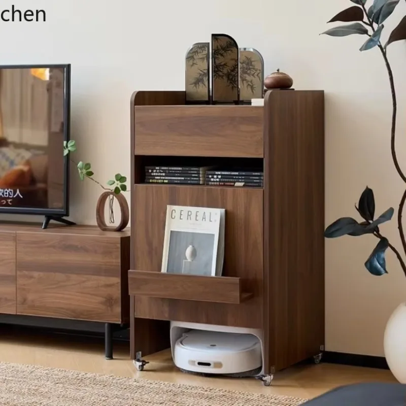 H1 Living Room Sofa Side Table Sweeping Robot Storage Cabinet Corner Table Multi-Functional