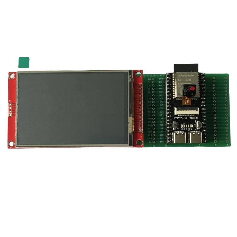 Imagem -02 - Módulo de Exibição Lcd Tft Spi com Toque Câmera Incluída 320 Rgbx480 St7796 Ips Esp32 s3 35