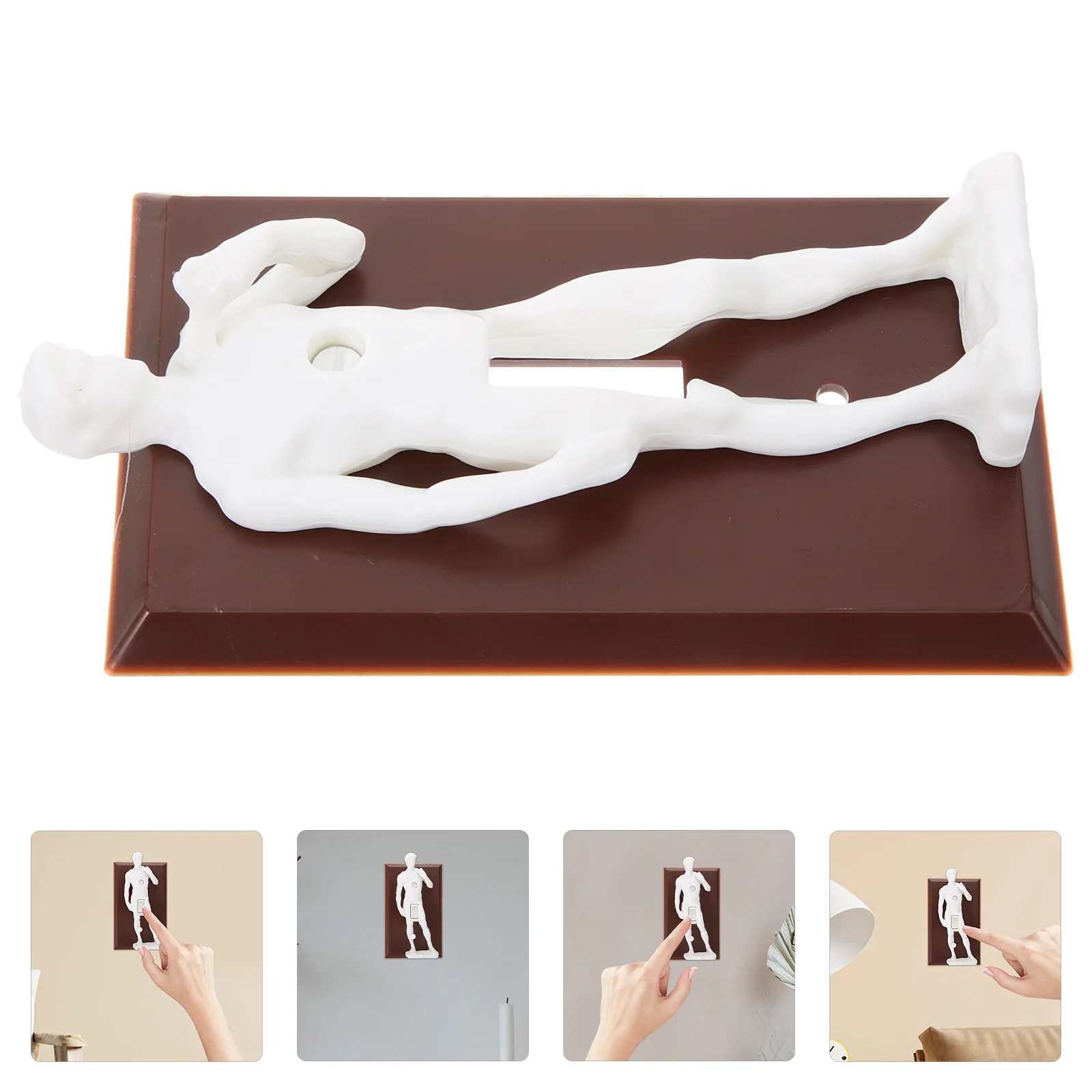 Switch Decorative Cover Covers Wall Plate Light Decorate Plastic Statue Plates for