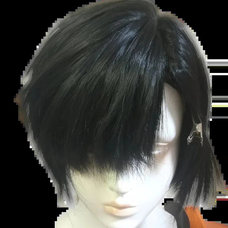 CyAlien Stage Ivan Wig Anime AlienStage Black Sorrow Ivan Cosplay Wig Men Black Short Hair High Heat Resiatant Hair Free Wig Cap view 4