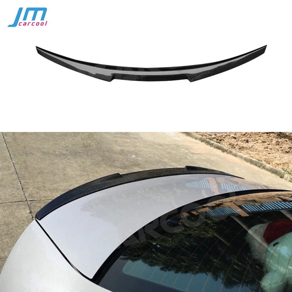 

Carbon Fiber/FRP Unpainted Black Rear Trunk Lip Spoiler for Audi A3 S3 Sedan M4 Style 2013-2019 Auto Racing Car Boot Lip Wing