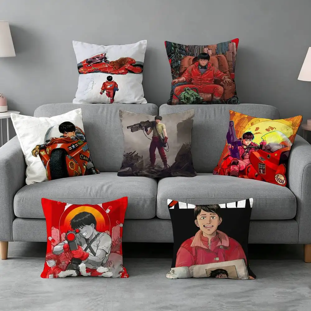 Anime-e Akira Shotaro Kaneda Pillow cover Soft Microfiber Pillowcase Home Sofa Decor Surprise Decorative printed.
