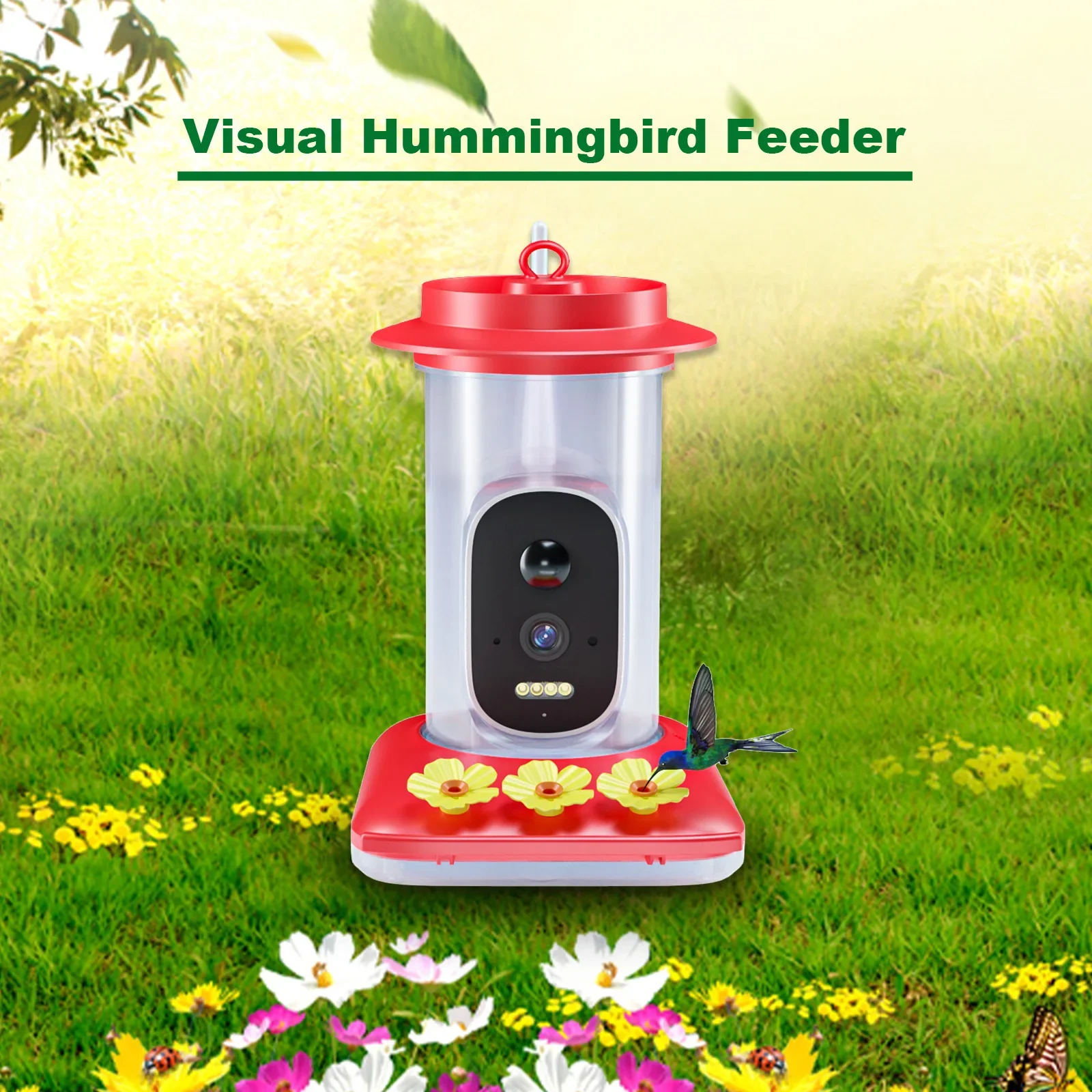 

Cross-border Smart Hummingbird Feeder 4MP Pixel Solar Powered Outdoor HD Hummingbird Feeder Customized Wholesale