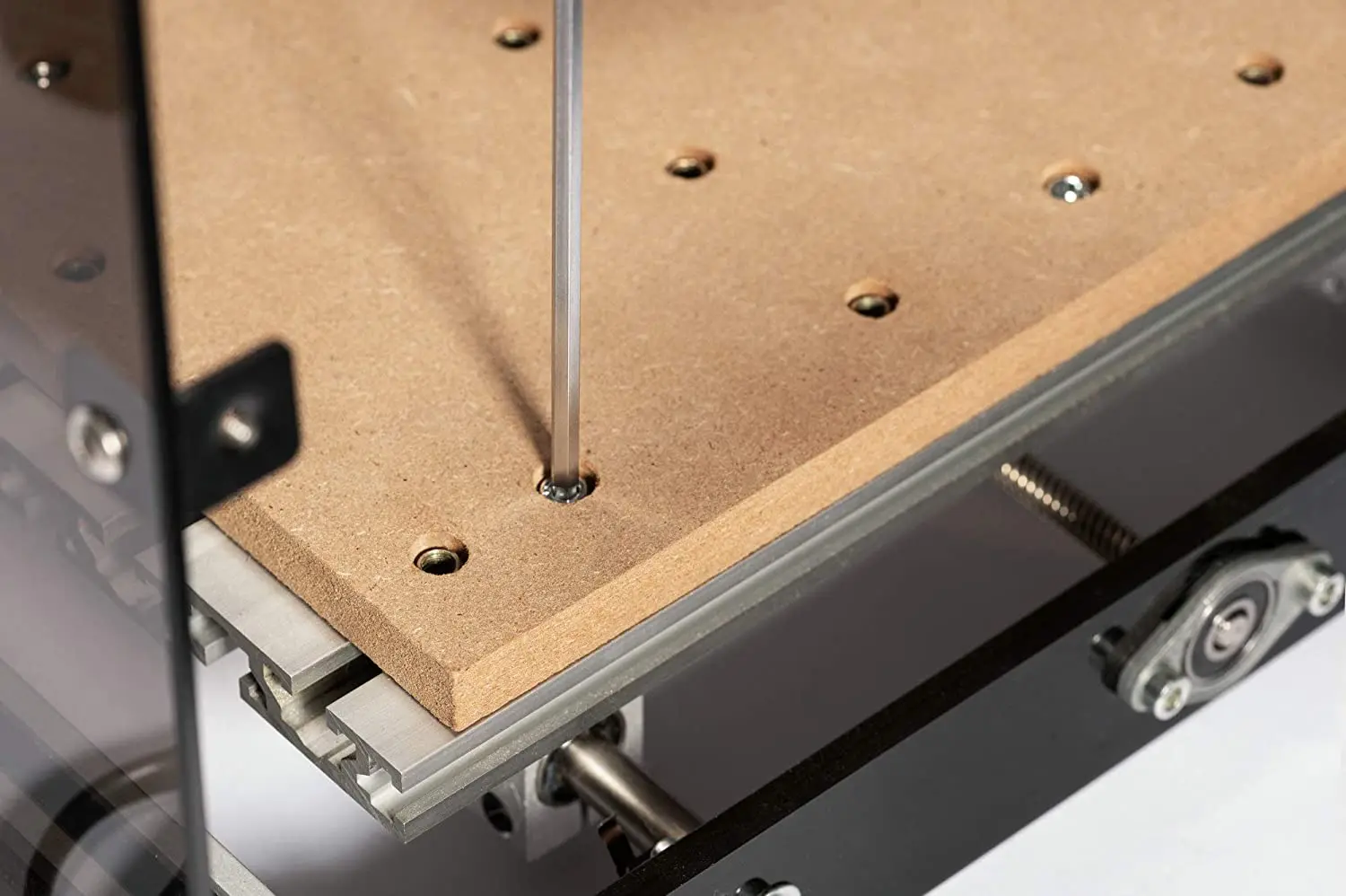 MDF 스포일러 보드 작업대 보호 보드, CNC 30*18 용, 사전 설치된 M6 구멍 포함, CNC 액세서리, 알루미늄 스포일러 보드