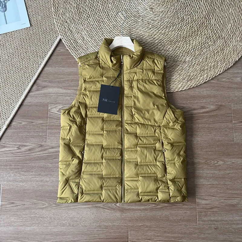 New Arrival Pure Color Reversible Down Vest | Casual Versatile Unisex Gilet You Can Wear A Warm Vest on Both Sides.