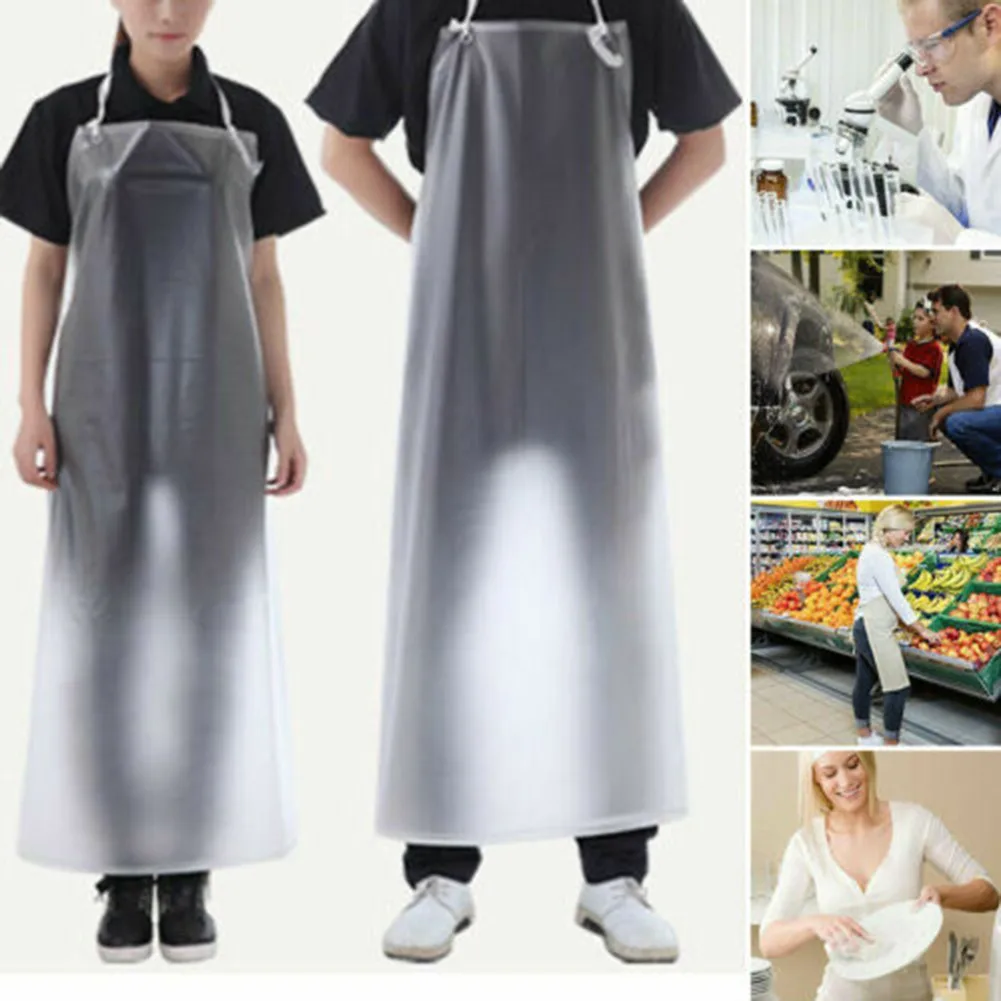 For Kitchen PVC Apron Restaurant Transparent Clean Waterproof Practical Kit High Quality Hot ，Portable Aktisch