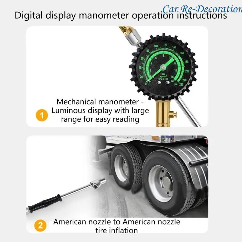 

R58D -датчик шин 1/4 Адаптеры FNPT 230PSIP -LITE TIRE MONITY