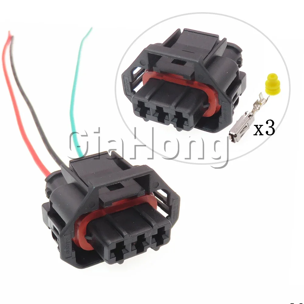 1 Set 3 Way AC Assembly Auto Parts 936060-1 Car Plastic Housing Wire Socket Automobile MAP Pressure Sensor Sealed Harness Plug