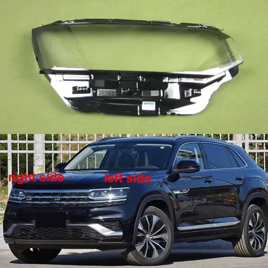 

Для Volkswagen VW Teramont X 2019-2022 крышка фары абажур корпус прозрачный чехол для абажура линза плексиглас