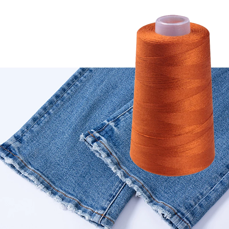 20s/3 3000Yards Sewing Threads Jeans Overlocking Sewing Machine Polyester Thick Thread Sewing Supplies Strong Sewing Threads