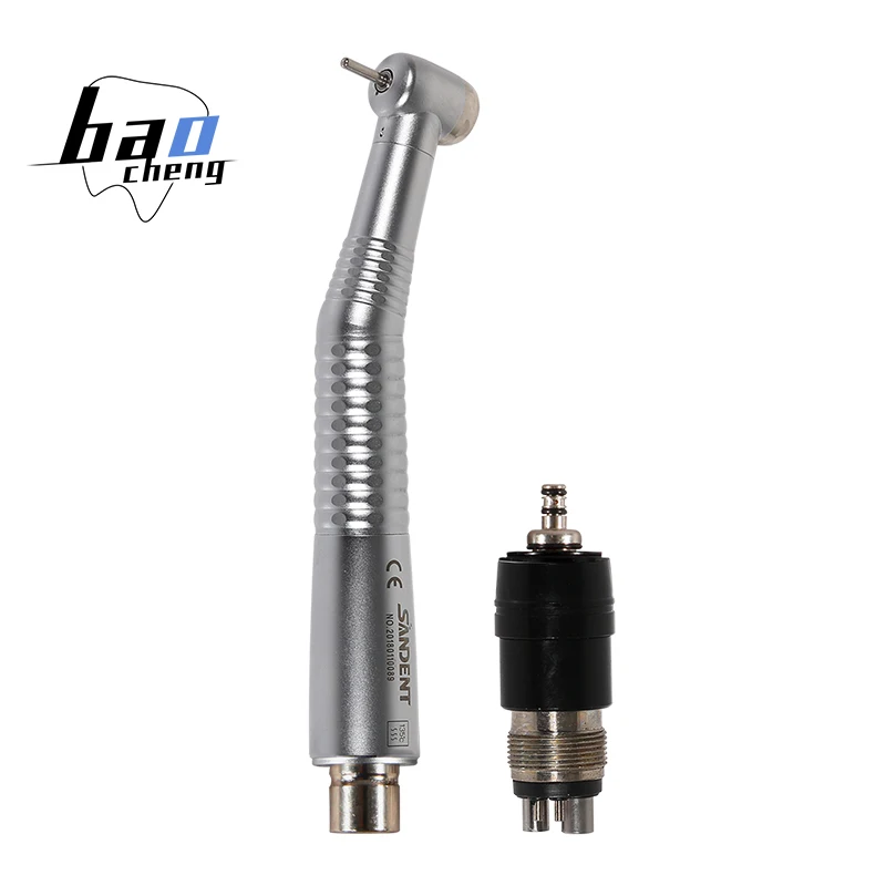 Quick Connector den tal High Speed Standard Handpiece 2/4/6 hole Push Type 4 Water Spray Portable den tal Handpiece