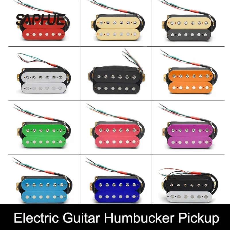 

Electric Guitar Double Coil Humbucker Electric Guitar Pickup Four Conduct with Shield Bridge-15K or Neck-7.5K Pickup