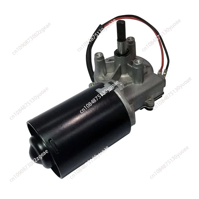 

High Torque Worm Gear Reducer 12V DC Electric Reversible Metal Gear Motor Right Angle Worm Gear Motor for Garage Door