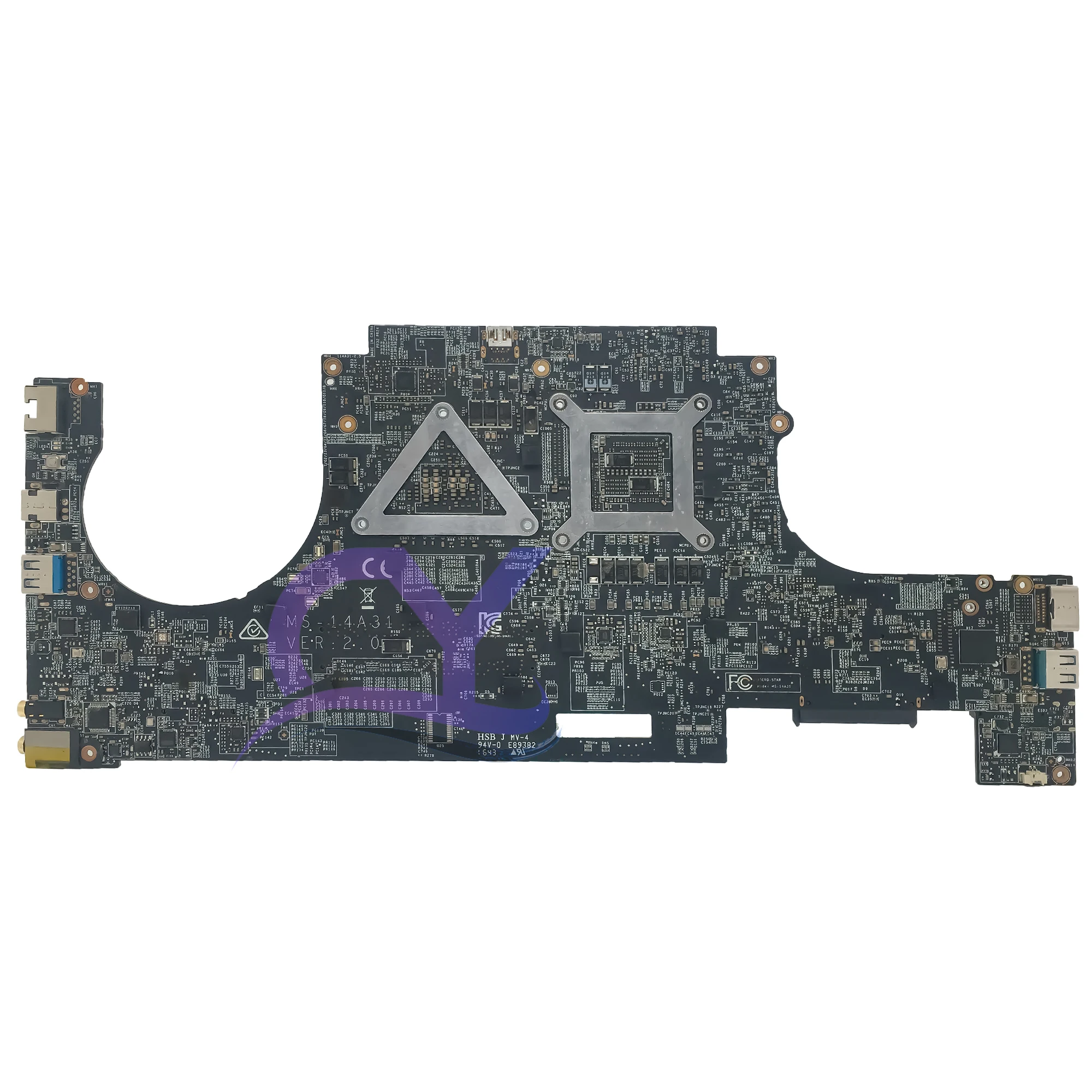 MS-14A31 Laptop Motherboard For MSI GS43 GS43VR MS-14A3 Mainboard With i5-7300HQ i7-7700HQ CPU GTX1060-6G GPU 100% Working Well