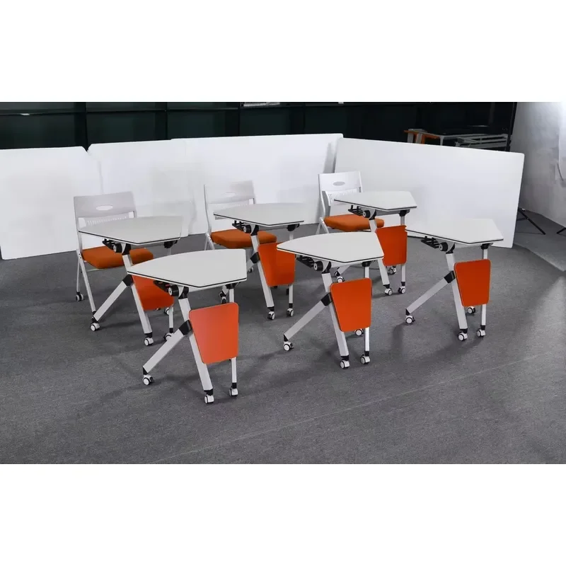 Direct Sell Movable Office School Activity Folding Training Desk Folding Laptop Table Folding Training Table