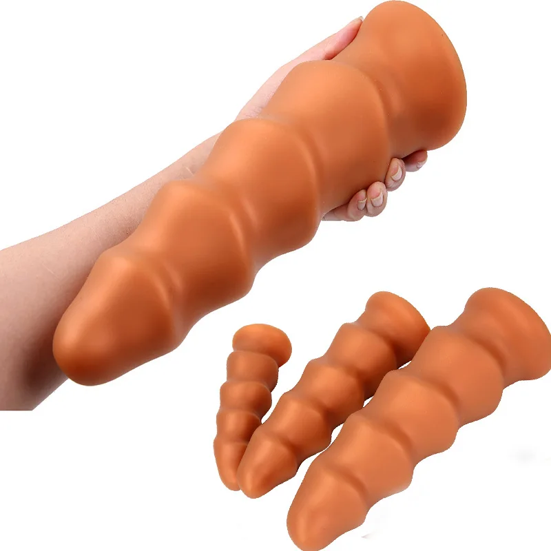 Silicone Anal Plug Dildo Prostate Massage G-spot Stimulator Big Buttplug Sex Toys For Women /Men Masturbators Anal Trainer Toy