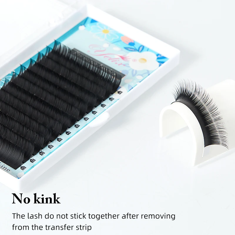 Yelix ขนตาปลอม 0.05 0.07 0.10 รัสเซีย Eyelashes Extension Handmade Lashes ขนตาอุปกรณ์ 8-15 มม.