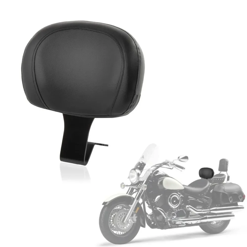 

Motorcycle Accessory Sissy Bar Driver Backrest Rider Seat Pad For Yamaha Dragstar Vstar XVS 1100 1998-2022
