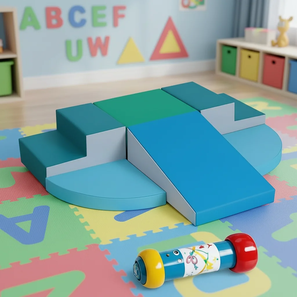 

Высококачественный мягкий игровой комплекс для дома: блоки для лазания, сенсорные тренировочные элементы, губчатый диван для дошкольников и малышей