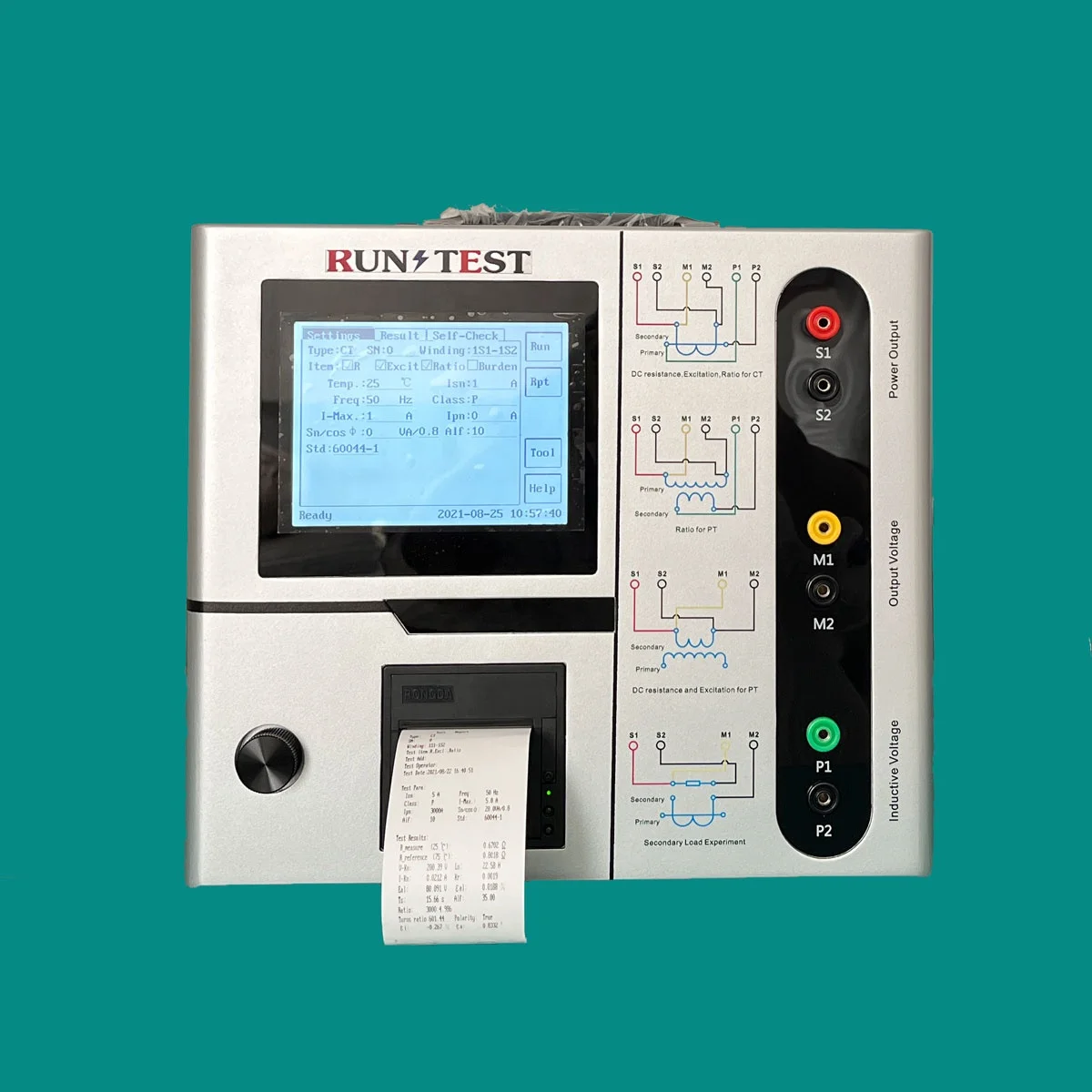 Electronic Power Frequency Current Transformer Polarity Tester CT/PT Analyzer with 0.1% Accuracy AC220V Input