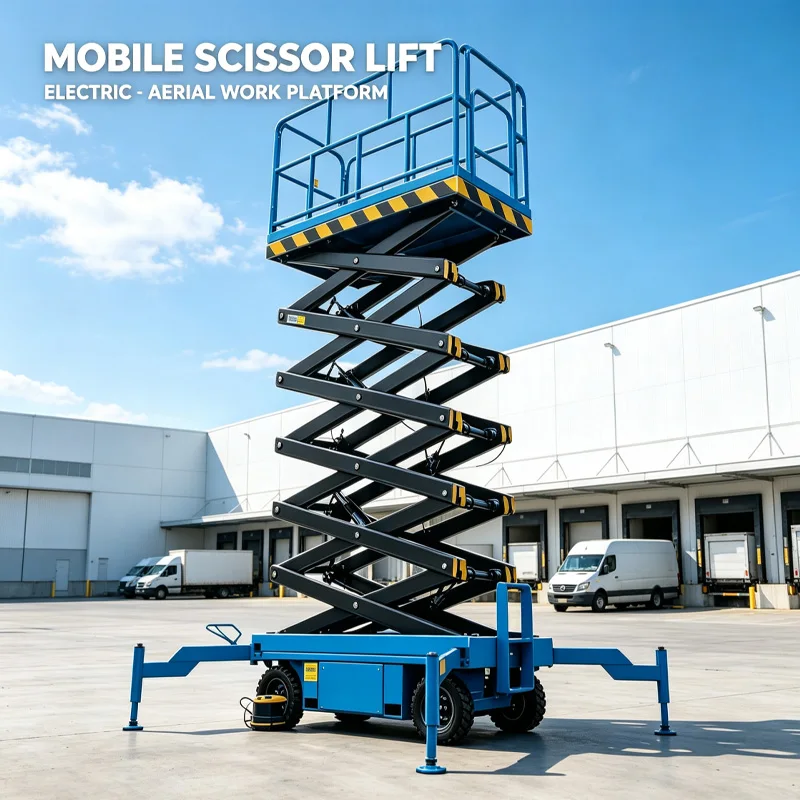 Customized Compact Hydraulic Scissor Lifts (8–12 meters) Designed for Narrow Spaces and Retail Stores