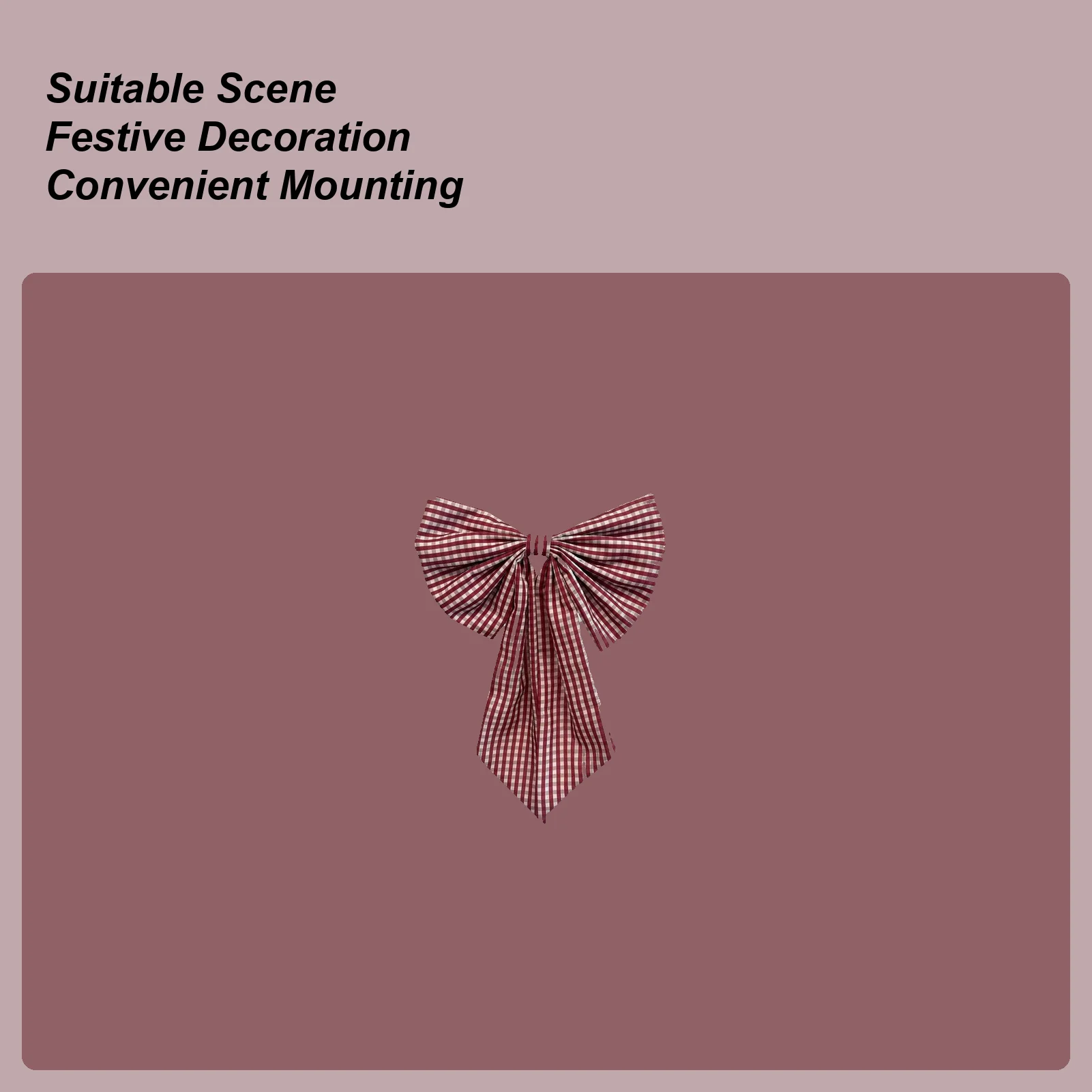 

Рождественские банты, декор, милые деревенские украшения, широкие декоративные рождественские банты для фестиваля, вечеринки, свадьбы, дома