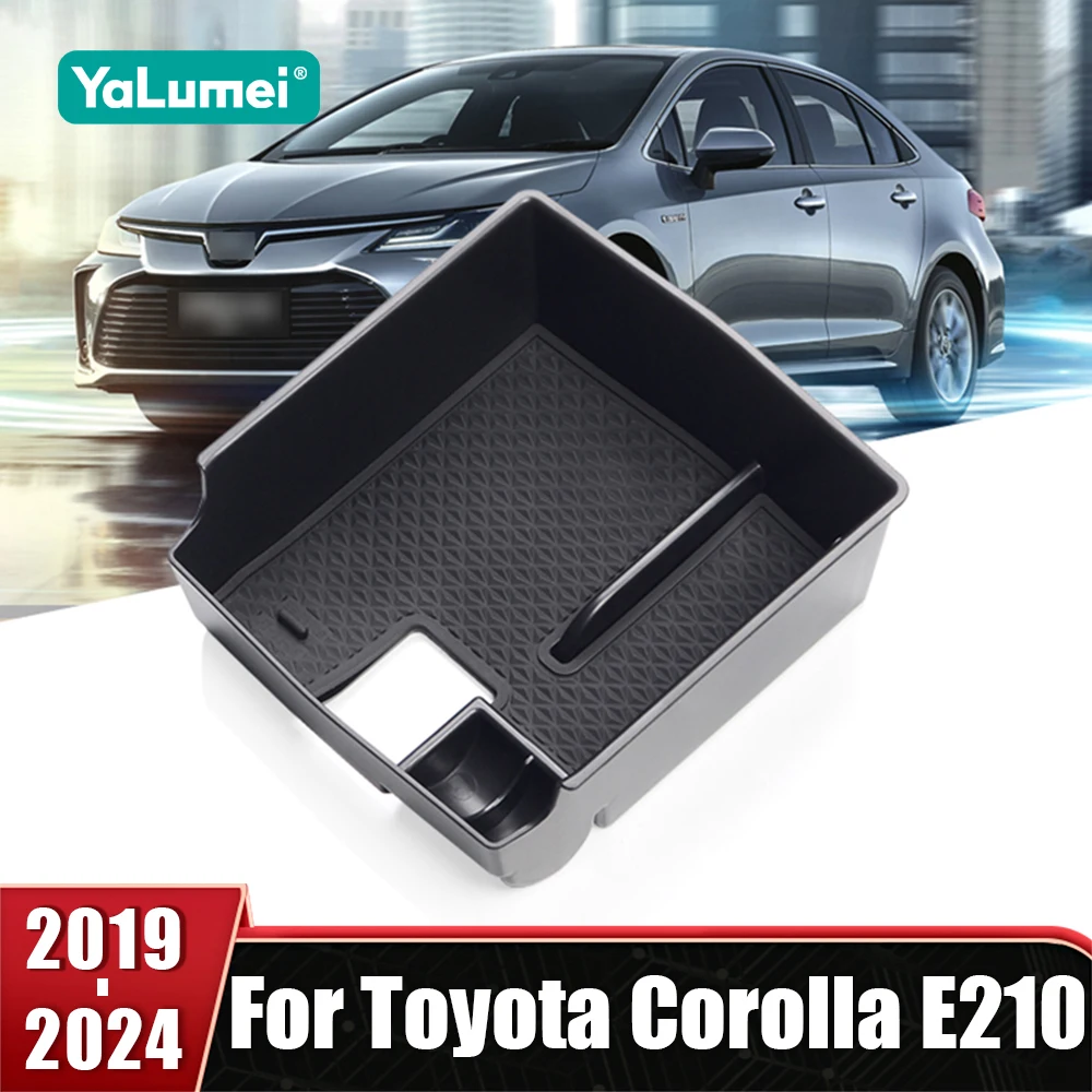 

For Toyota Corolla E210 2019 2020 2021 2022 2023 2024 Hybrid ABS Car Console Armrest Container Storage Box Refit Accessories
