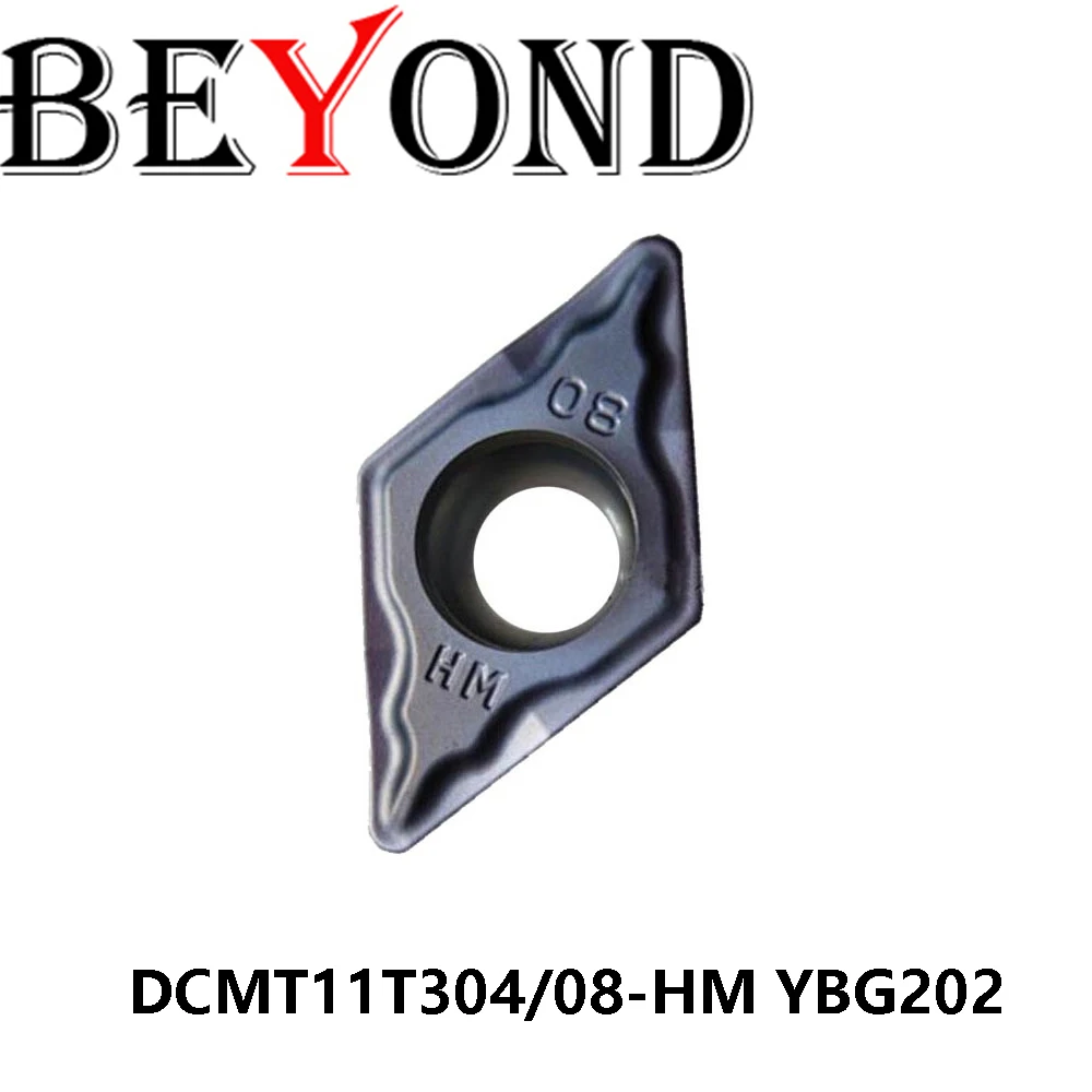 

Original DCMT11T304-HM DCMT11T308-HM YBG202 Carbide Inserts DCMT BEYOND Turning Tools Lathe Machine CNC DCMT11T304 HM Cutter