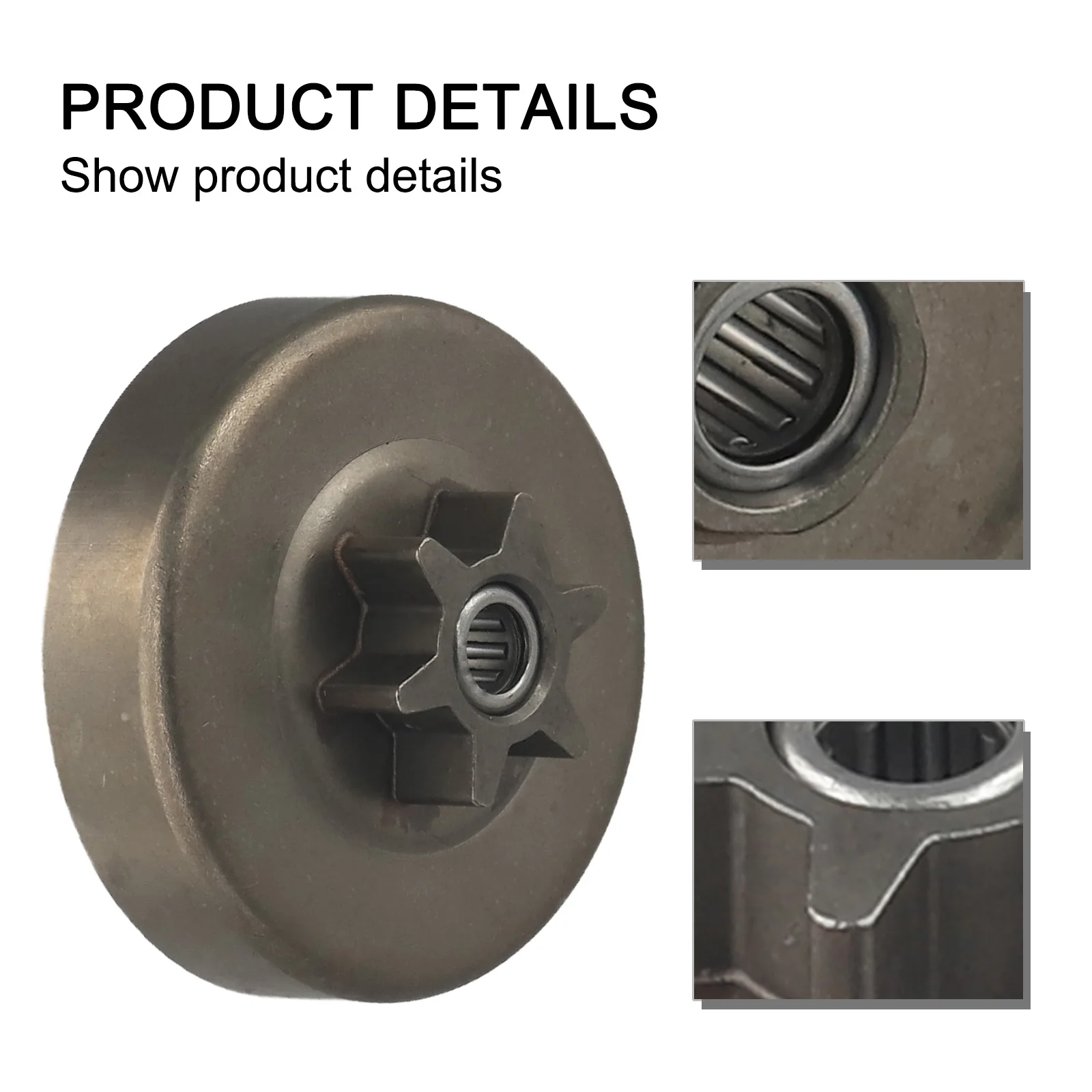 Sprocket Clutch Drum for McCulloch and Chainsaws Model Numbers 501628301 530057905; Easy Installation without Tools