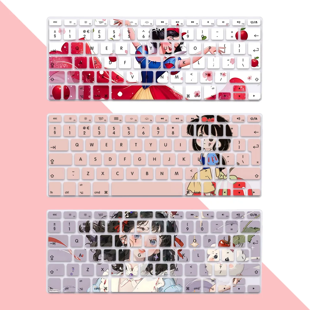 

Snow Whites EU Layout Soft Silicone Keyboard Cover for Macbook pro A1278 A1286 Retina A1425 A1502 A1398 Air A1369 A1466