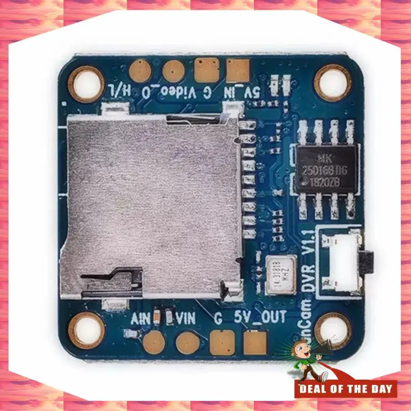 تسليم 24 ساعة 1 قطعة صغيرة FPV DVR مسجل فيديو مسجل الصوت M2 حفرة الأزرق ل Mini FPV سباق الطائرة بدون طيار كوادكوبتر