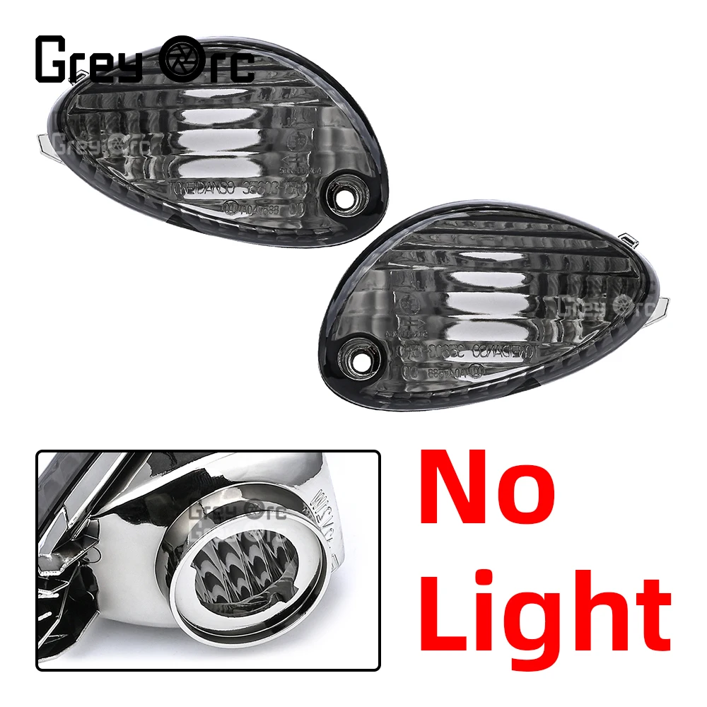 For Suzuki Hayabusa Gsxr 1300 GSX R1300 2008-2017 Motorcycle Front Turn Signal Lights Bulb 2 Wires Indicator Blinkers 230mm Lamp