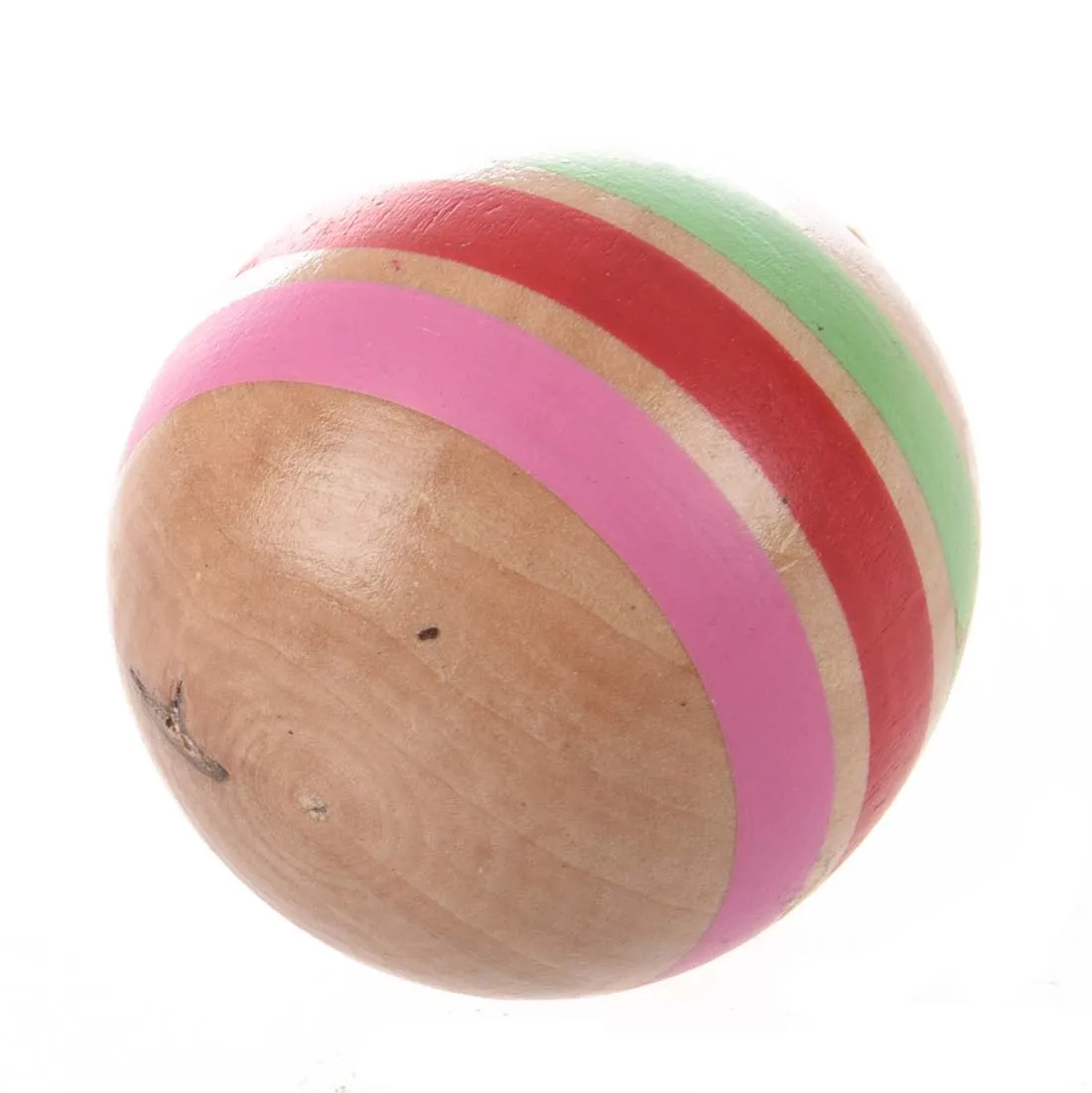 3pcs Wooden Colorful Spinning Top Kids Toy 3 Sizes for Children Above 3 Years Old