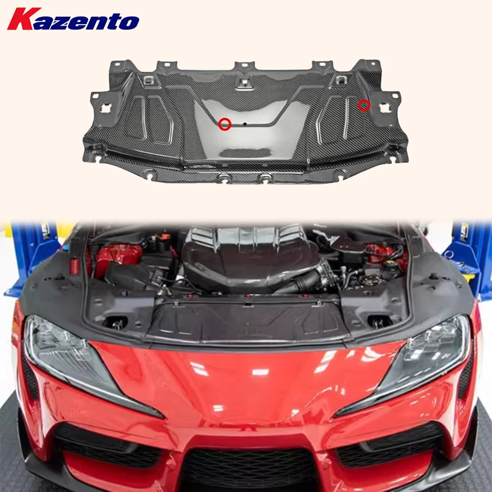 

For Toyota GR Supra A90 OE Style Carbon Fiber Radiator Plate Cooling Panel