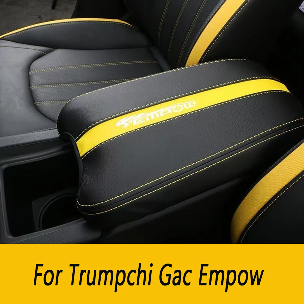 

Car armrest box leather cover central armrest box cover For Trumpchi Gac Empow 2021-2024 Protective pad interior accessories