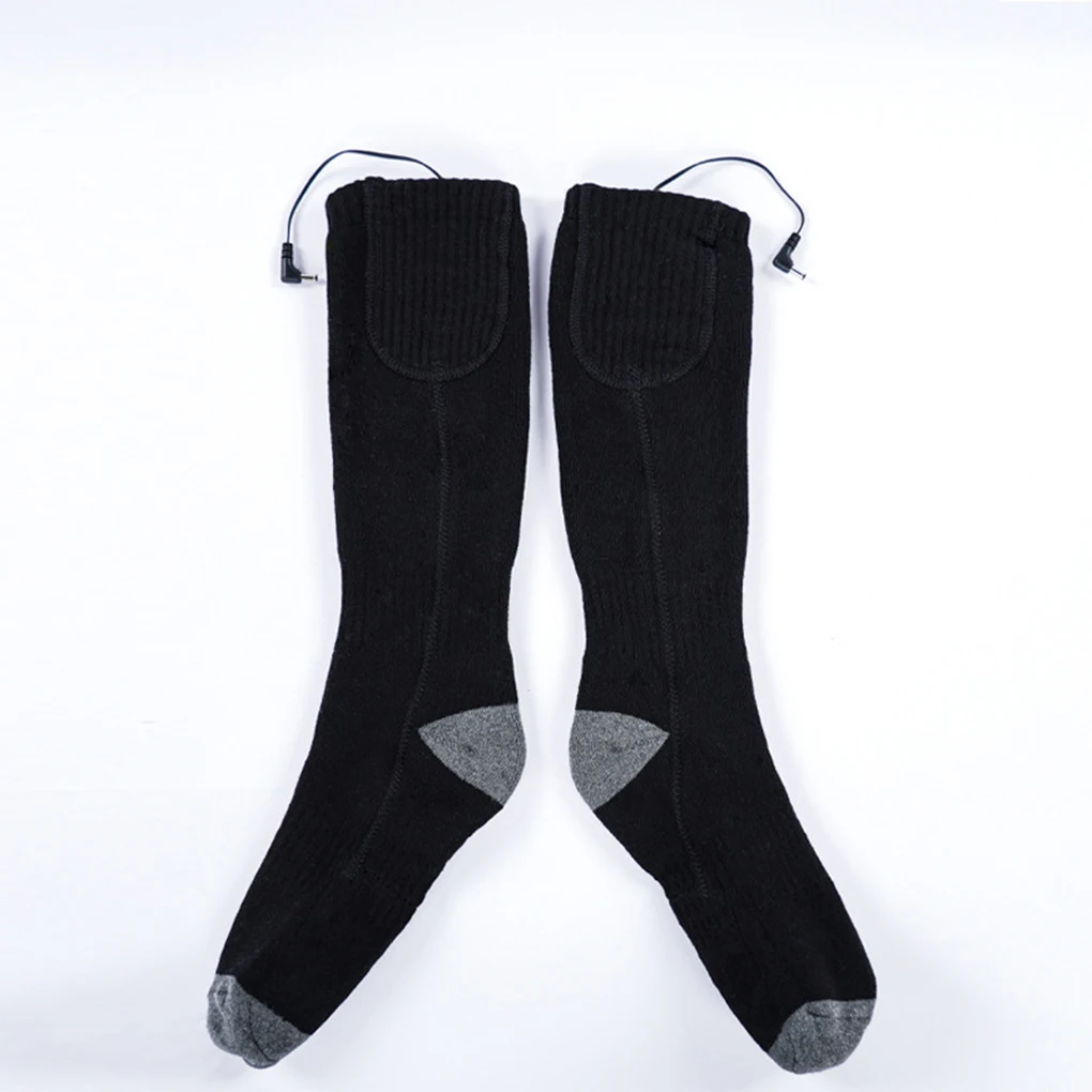 Calcetines calefactables de invierno, calcetines calefactables eléctricos para esquiar, ciclismo, calcetines aislados, medias deportivas térmicas inteligentes Unisex